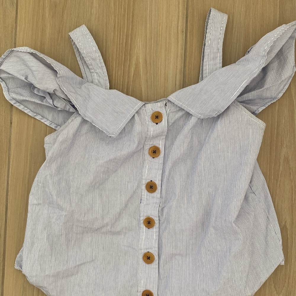 Maeve Blouse with Ruffled Shoulder - Picture 3 of 3
